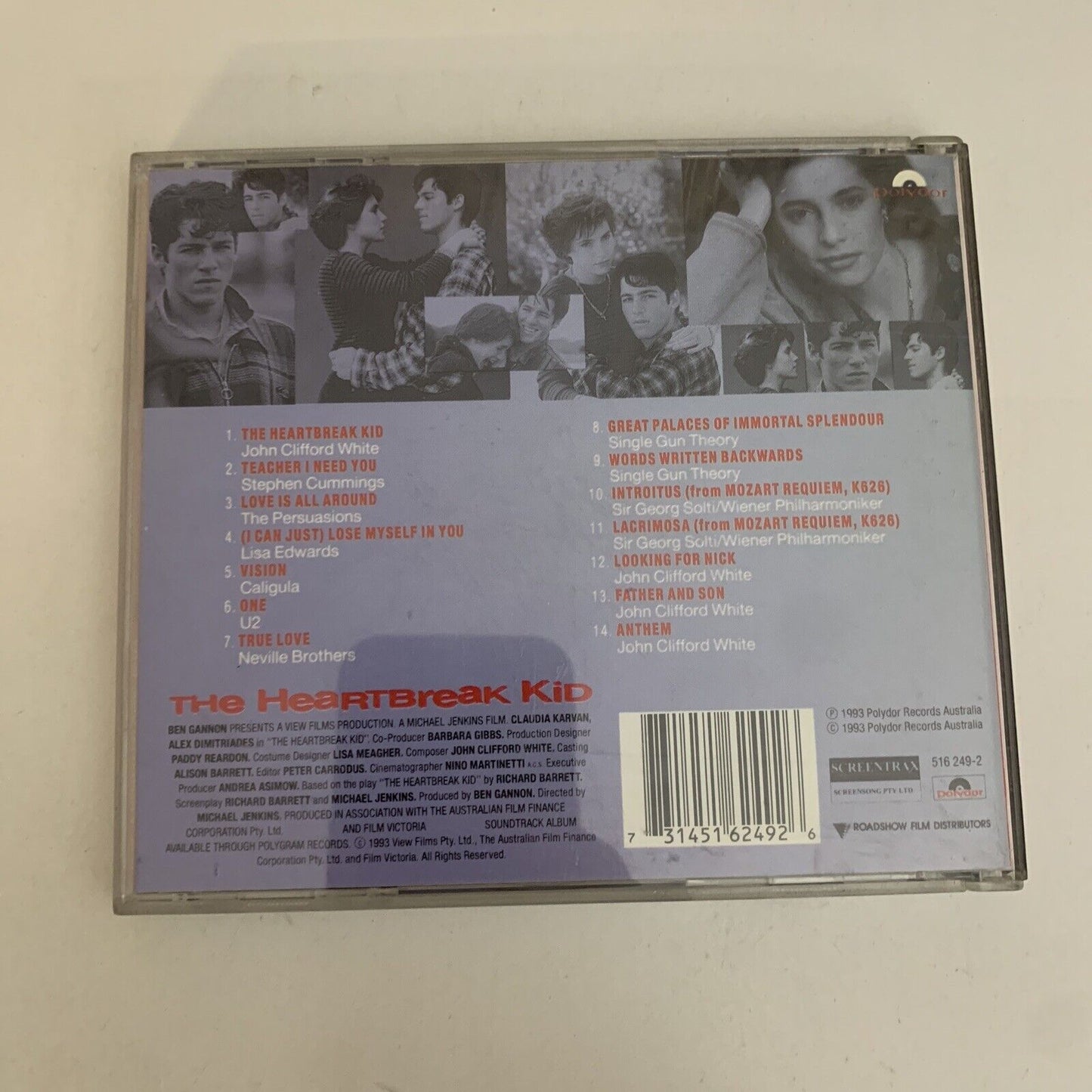 The Heartbreak Kid Original Movie Soundtrack OST (CD, 1993) Album Australia