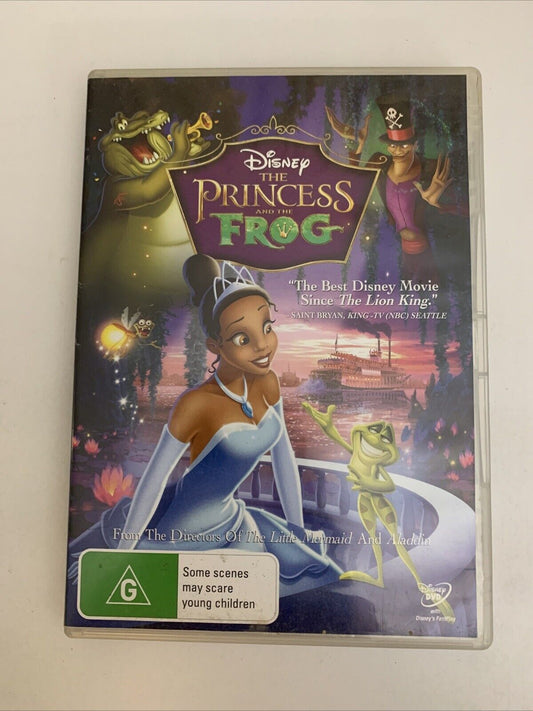 The Princess And The Frog (DVD, 2009) Disney Animated Film  Region 4