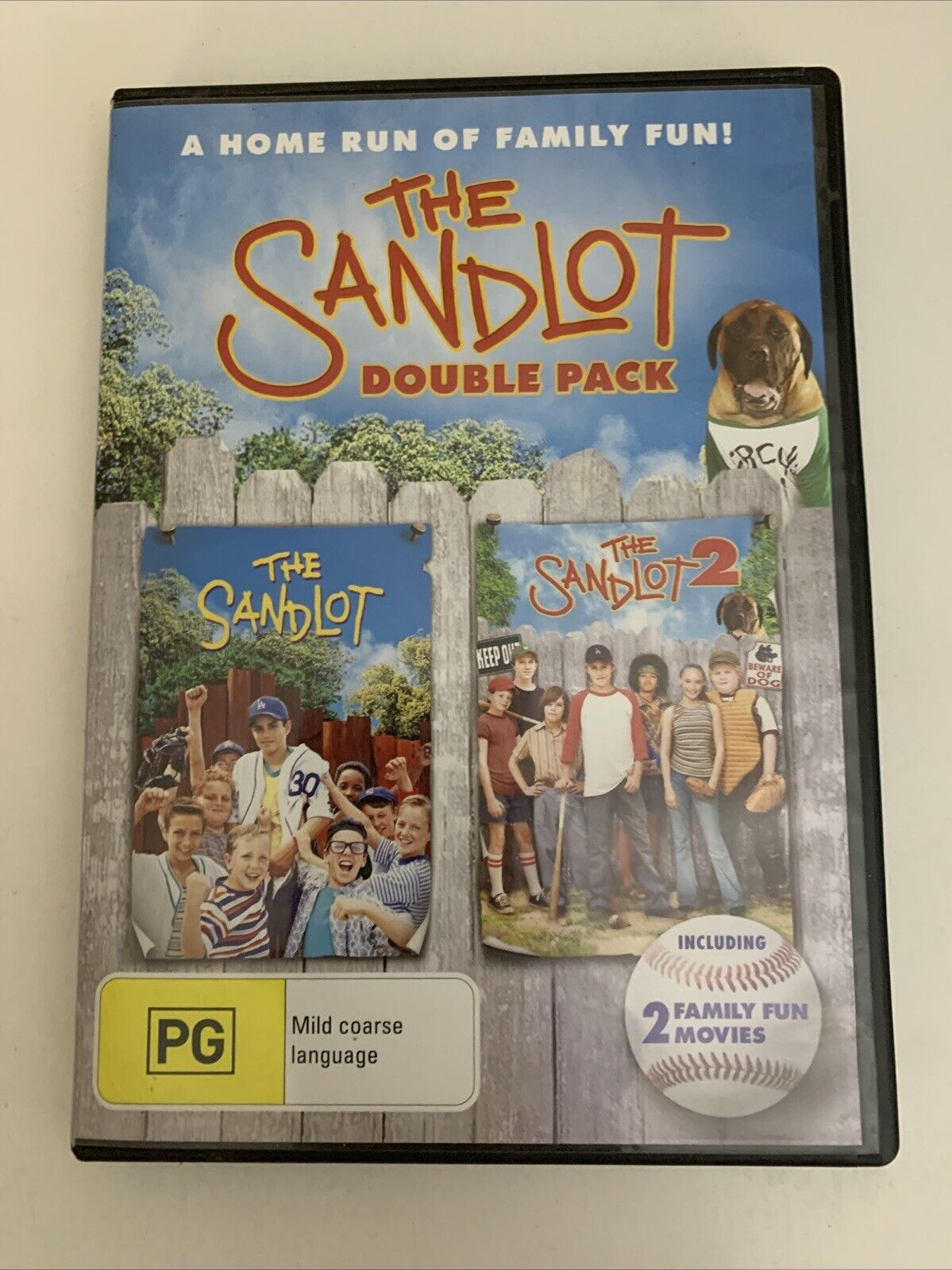 The Sandlot 1 & 2 (DVD, 1993) Region 4