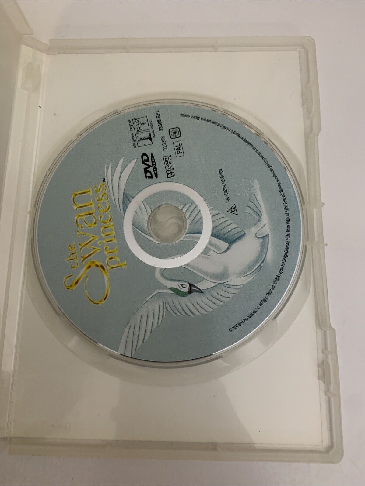 The Swan Princess (DVD, 1994) Deluxe Widescreen Edition Animated Movie Region 4