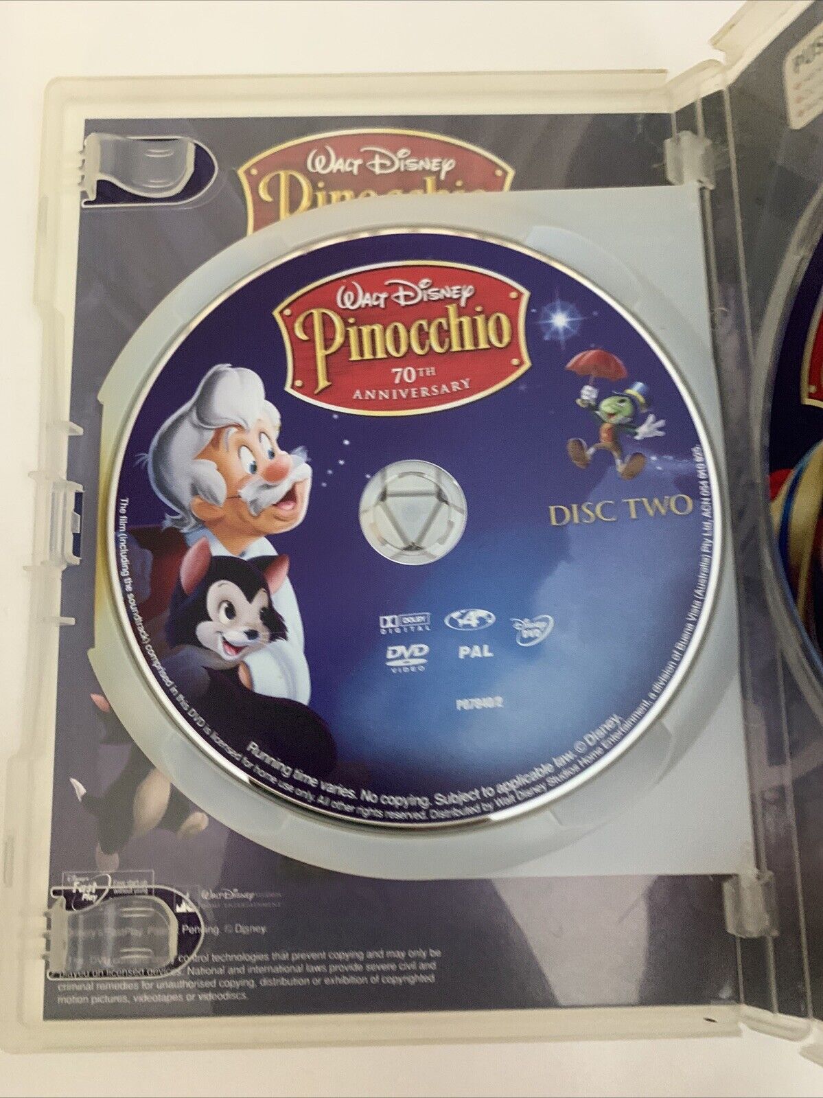 Pinocchio : Disney 70th Anniversary Platinum Edition (DVD, 1940) Animation