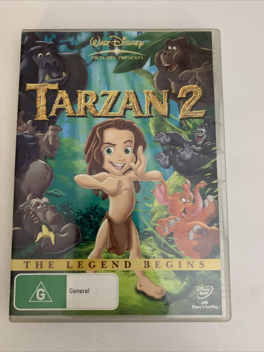 Tarzan 2 (DVD, 2005) George Carlin, Phil Collins Disney Animated Film  Region 4