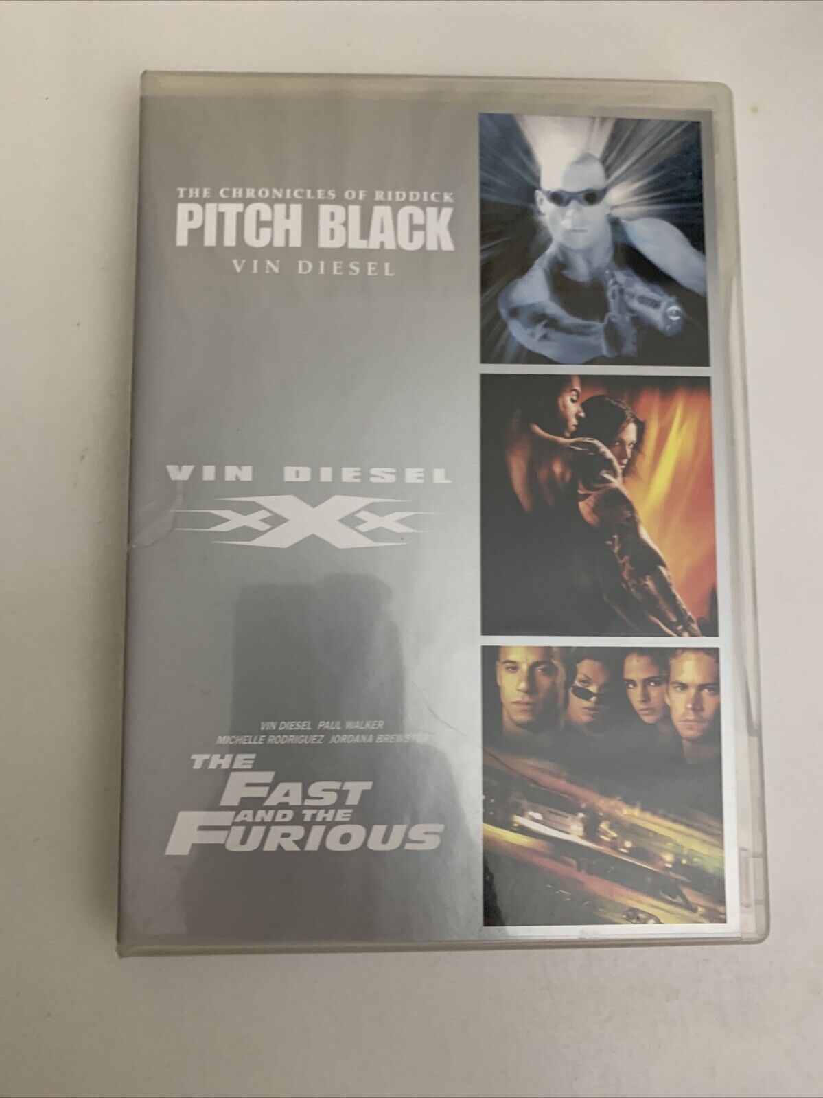 Pitch Black / XXX / Fast And The Furious (DVD, 2000, 3-Disc) Region 4