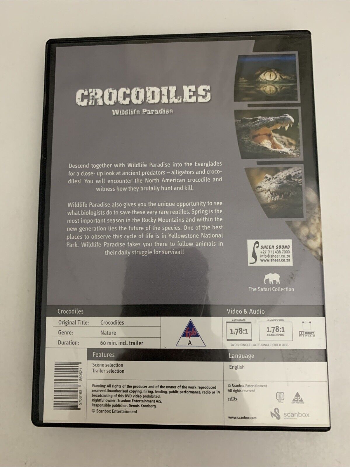 Crocodiles Wildlife Paradise (DVD) Region 2