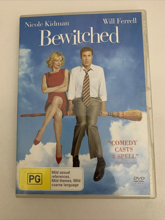 Bewitched (DVD, 2005) Nicole Kidman, Will Ferrell, Michael Caine Region 4