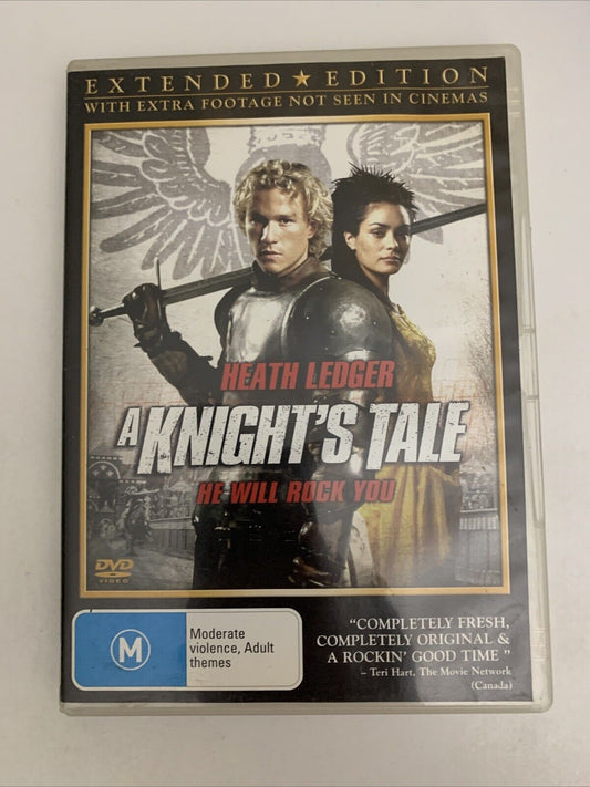 A Knight's Tale (Extended Edition, DVD, 2001) Heth Ledger Region 4