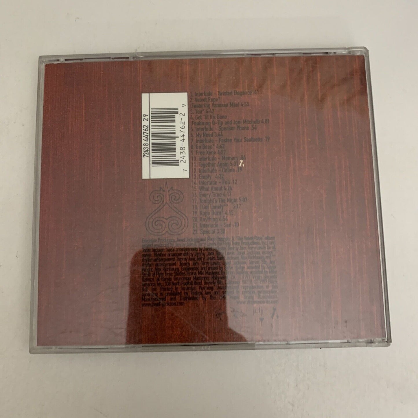 Velvet Rope by Janet Jackson (CD, 1997) Album