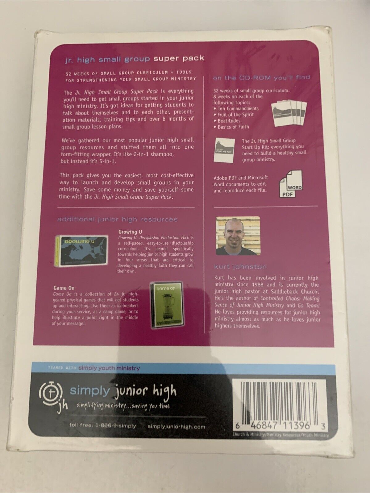 Jr. High Small Group Super Pack CD 32 Weeks Small Group Curriculum Christianity