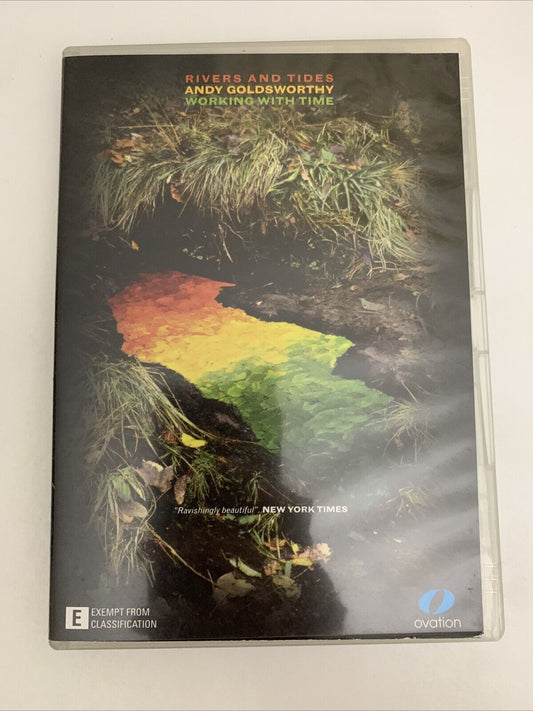 Andy Goldsworthy Rivers & Tides (DVD, 2001) Documentary  All Regions