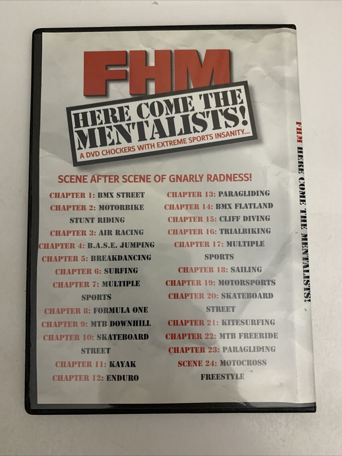 FHM Here Comes The Mentalists! DVD Extreme Sports All Regions