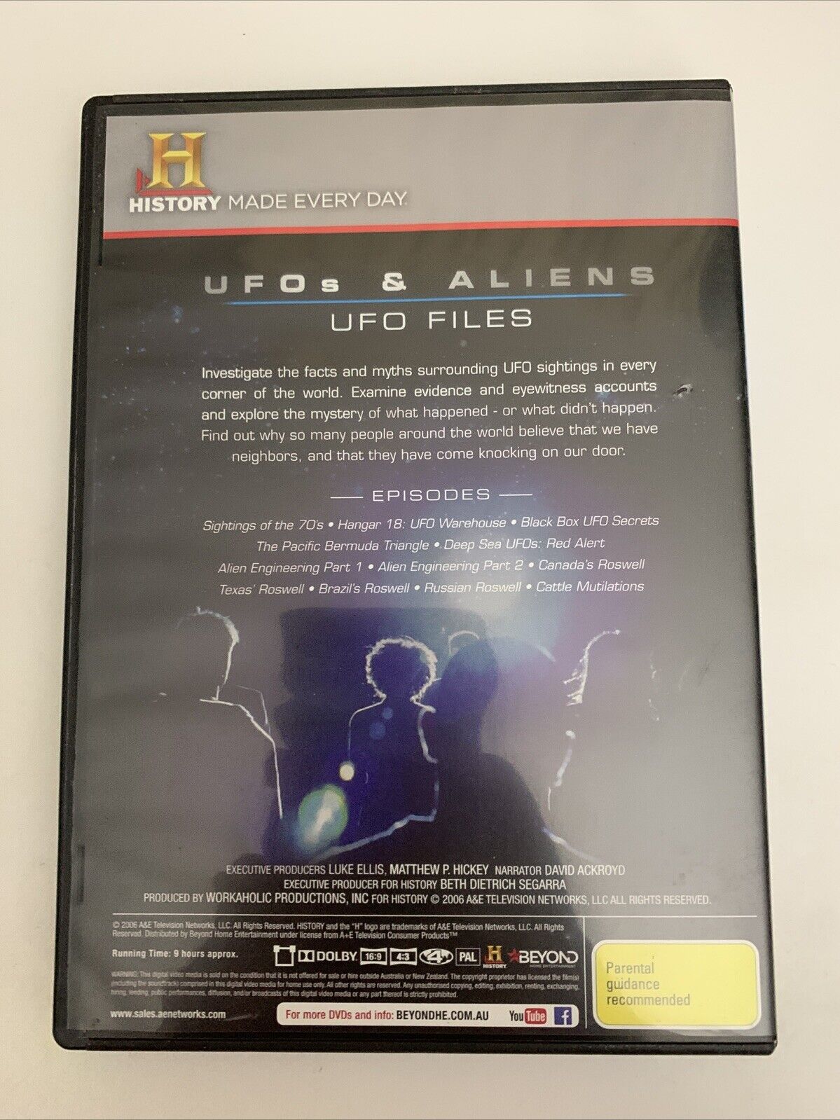 Ufo's & Aliens : UFO Files (DVD, 2015, 3-Disc Set) Region 4