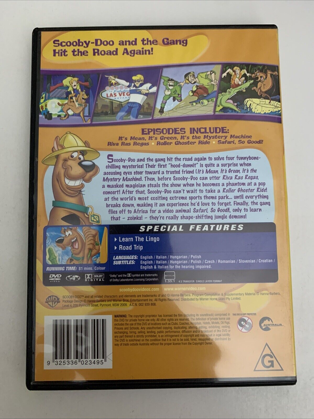 What's New Scooby Doo? Safari So Good : Volume 2 (DVD, 2002) Region 4