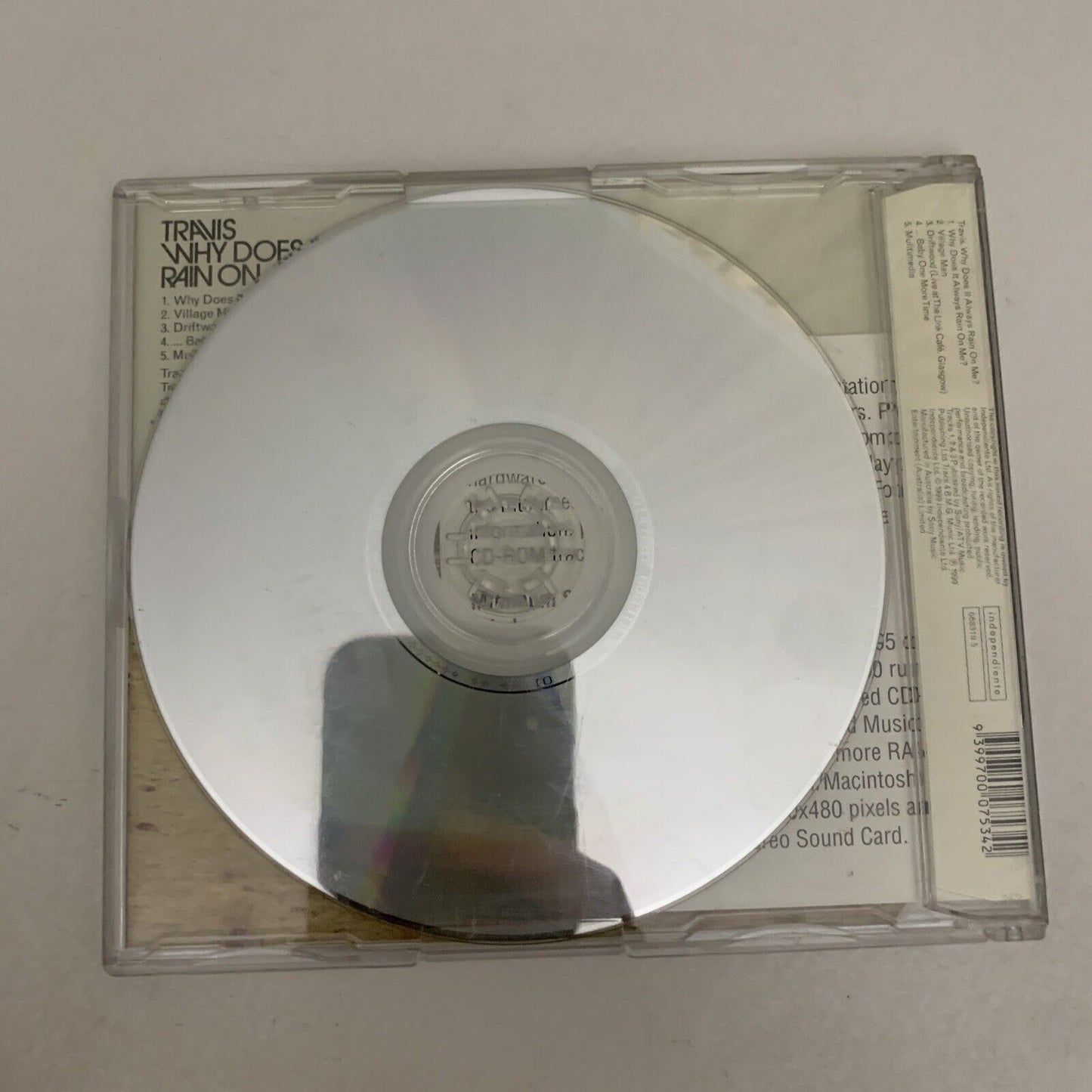 Travis – Why Does It Always Rain On Me? (CD, 1999, Enhanced) Single