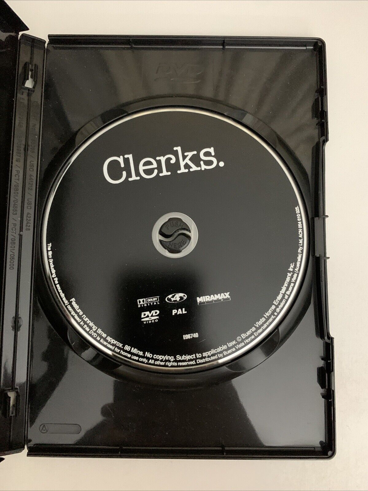 Clerks (DVD, 1994) Kevin Smith, Jason Mewes  Region 4