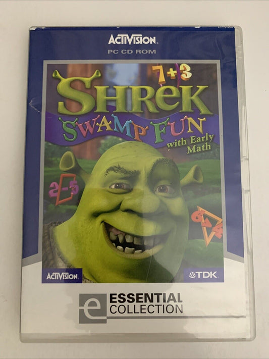 Shrek Swamp Fun With Early Math PC Windows CDROM 2002 Game