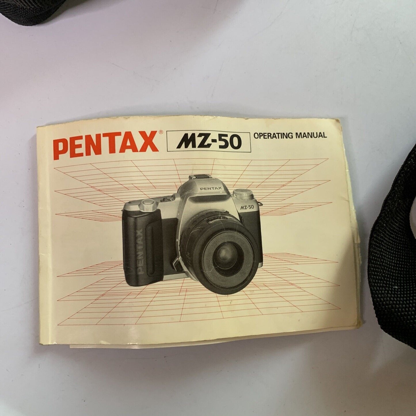 Pentax MZ-50 35mm Film Camera Sigma Zoom Lens 28-80mm Bag & Manual
