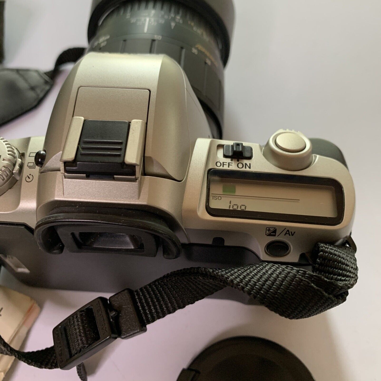 Pentax MZ-50 35mm Film Camera Sigma Zoom Lens 28-80mm Bag & Manual