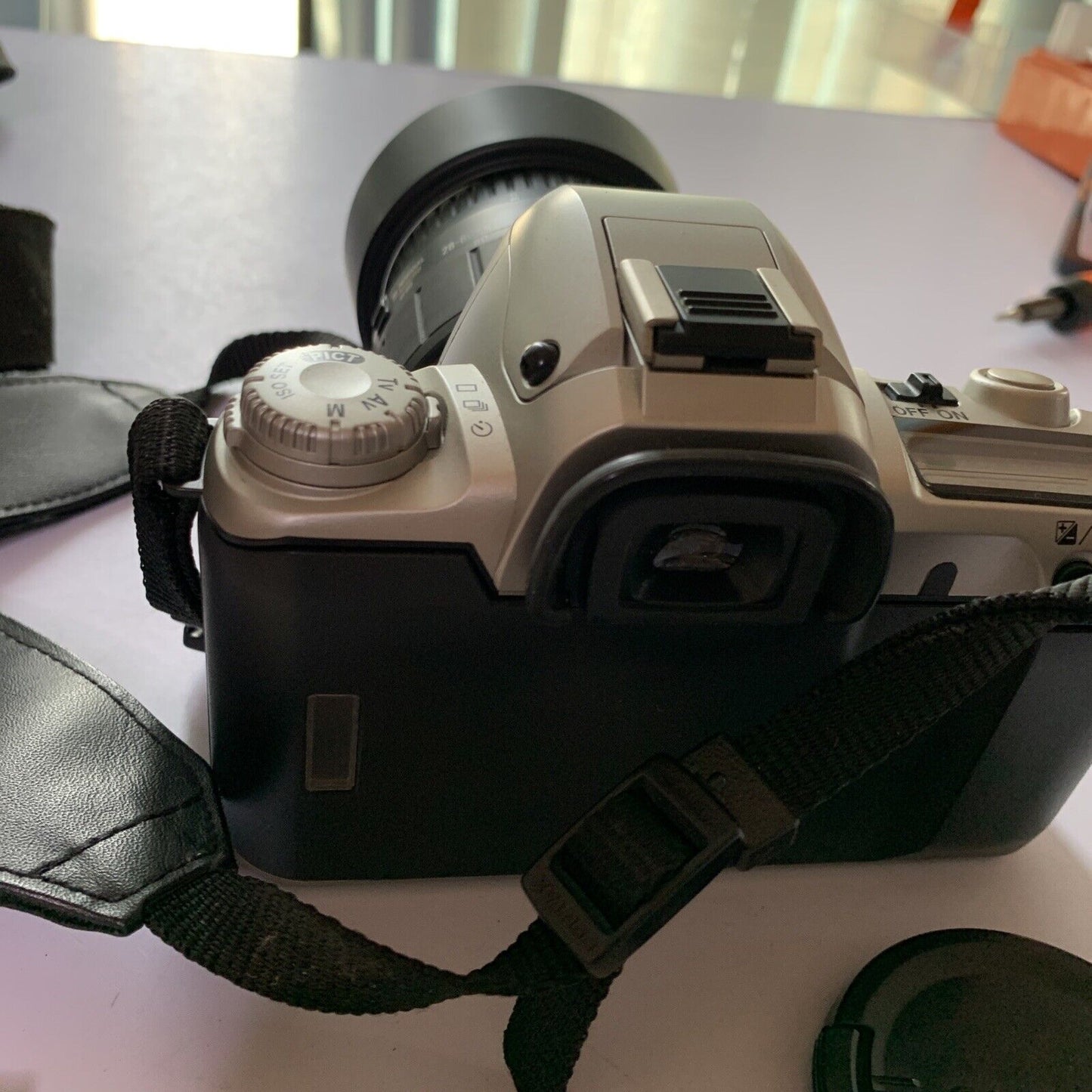 Pentax MZ-50 35mm Film Camera Sigma Zoom Lens 28-80mm Bag & Manual