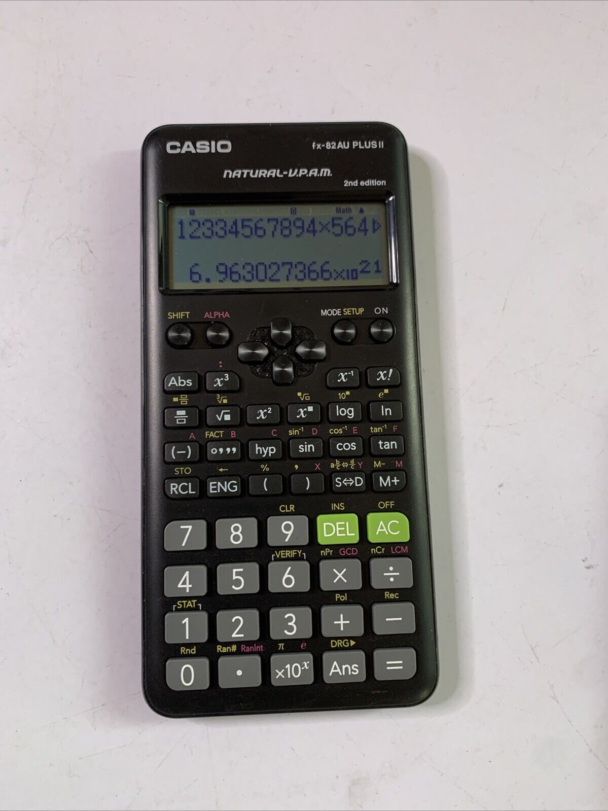 Casio fx-82AU PLUS II 2nd Edition Scientific Calculator with Cover