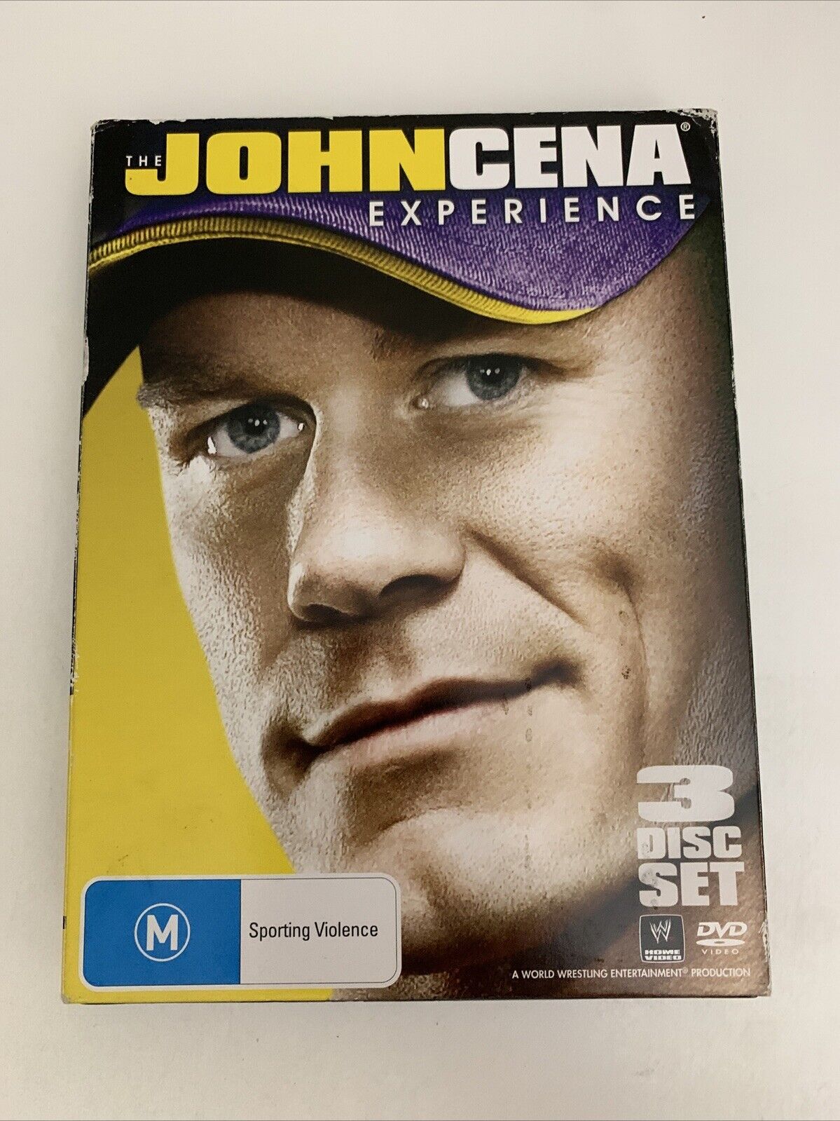WWE John Cena Experience (DVD, 2010, 3-Disc Set) Pro Wrestling Region 4