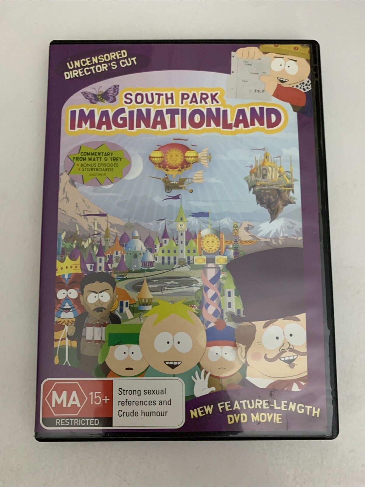 South Park Imaginationland : Uncensored Director's Cut (DVD, 2008) Region 4