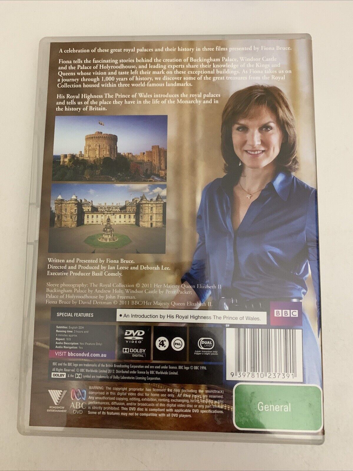 The Queen's Palaces (DVD, 2011) Fiona Bruce BBC Documentary  Region 4