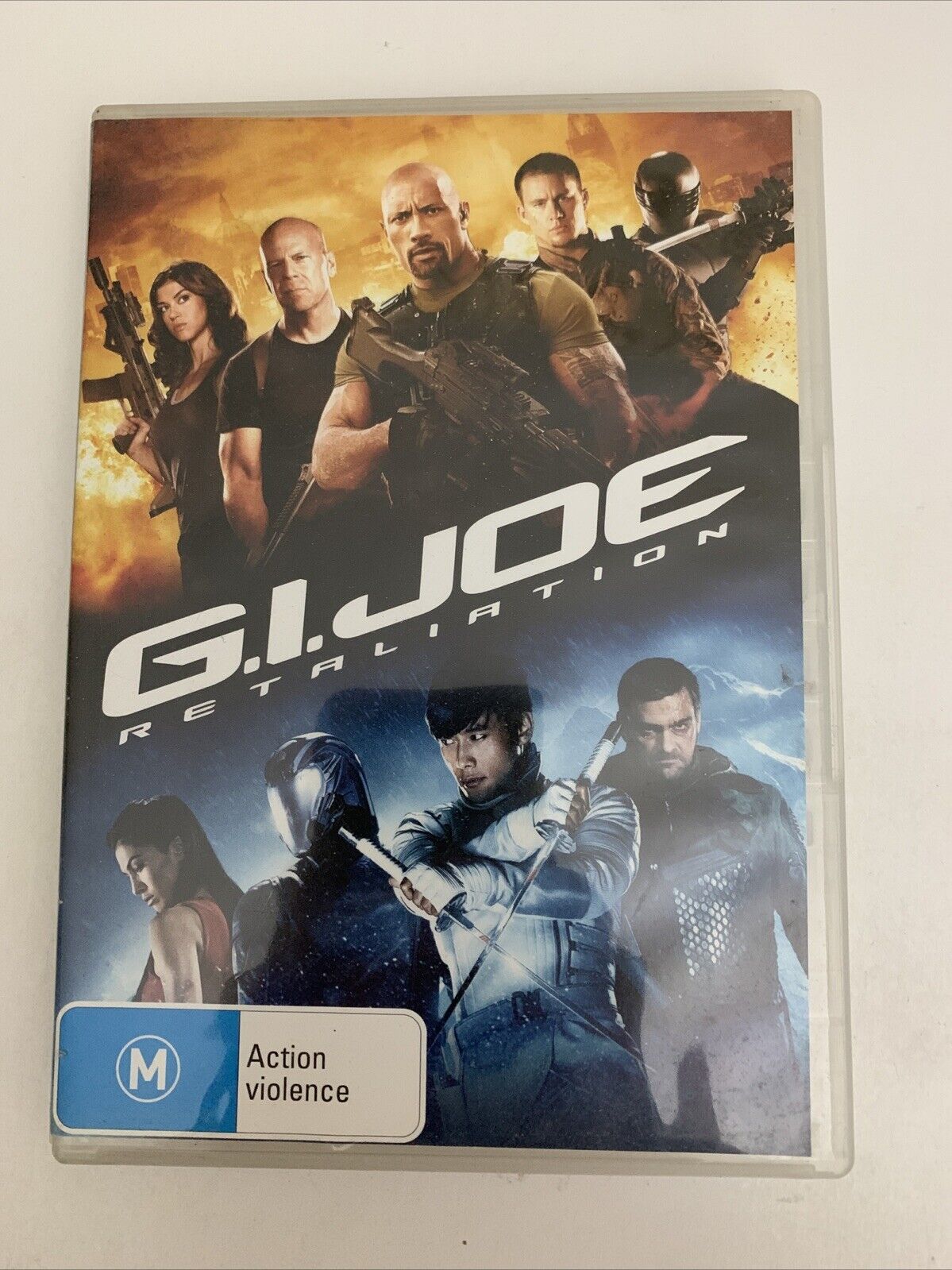 G.I. Joe Retaliation (DVD, 2013) The Rock, Bruce Willis, Channing Tatum Region 4