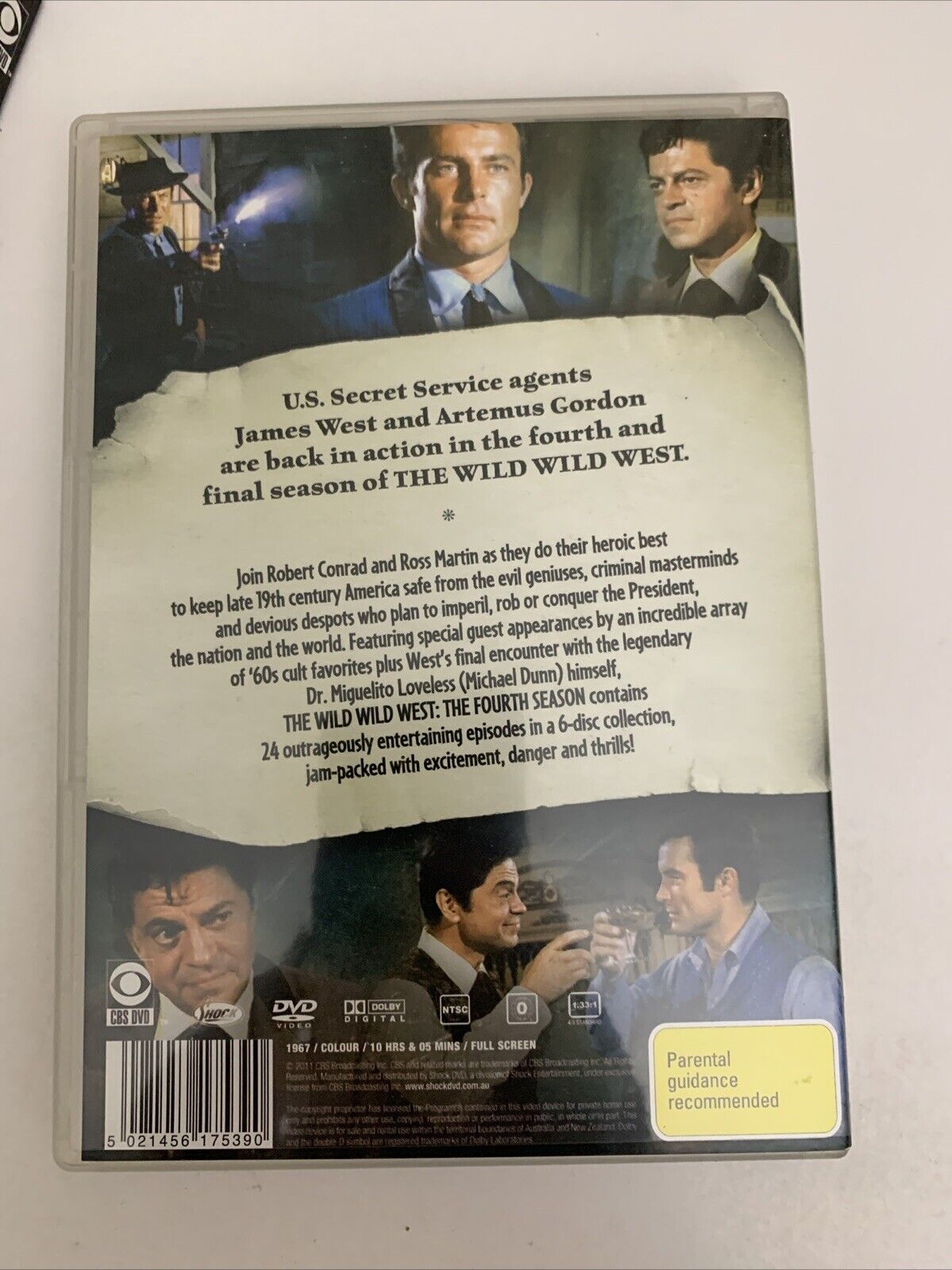 The Wild Wild West : Season 4 Box Set (DVD, 1968) All Regions