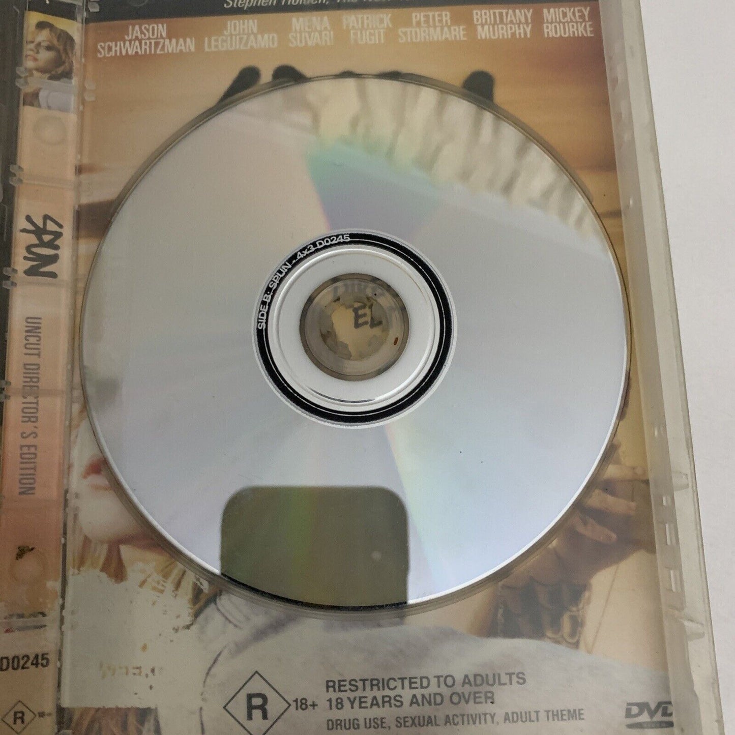 Spun : Uncut Directors Edition (DVD, 2002) Brittany Murphy Region 4
