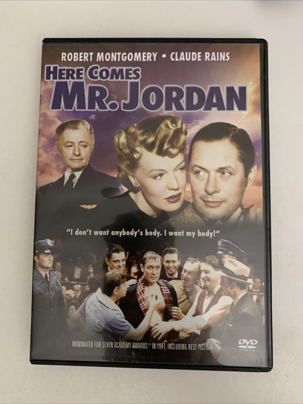 Here Comes Mr. Jordan (DVD, 1941) Robert Montgomery, Claude Rains Region 1