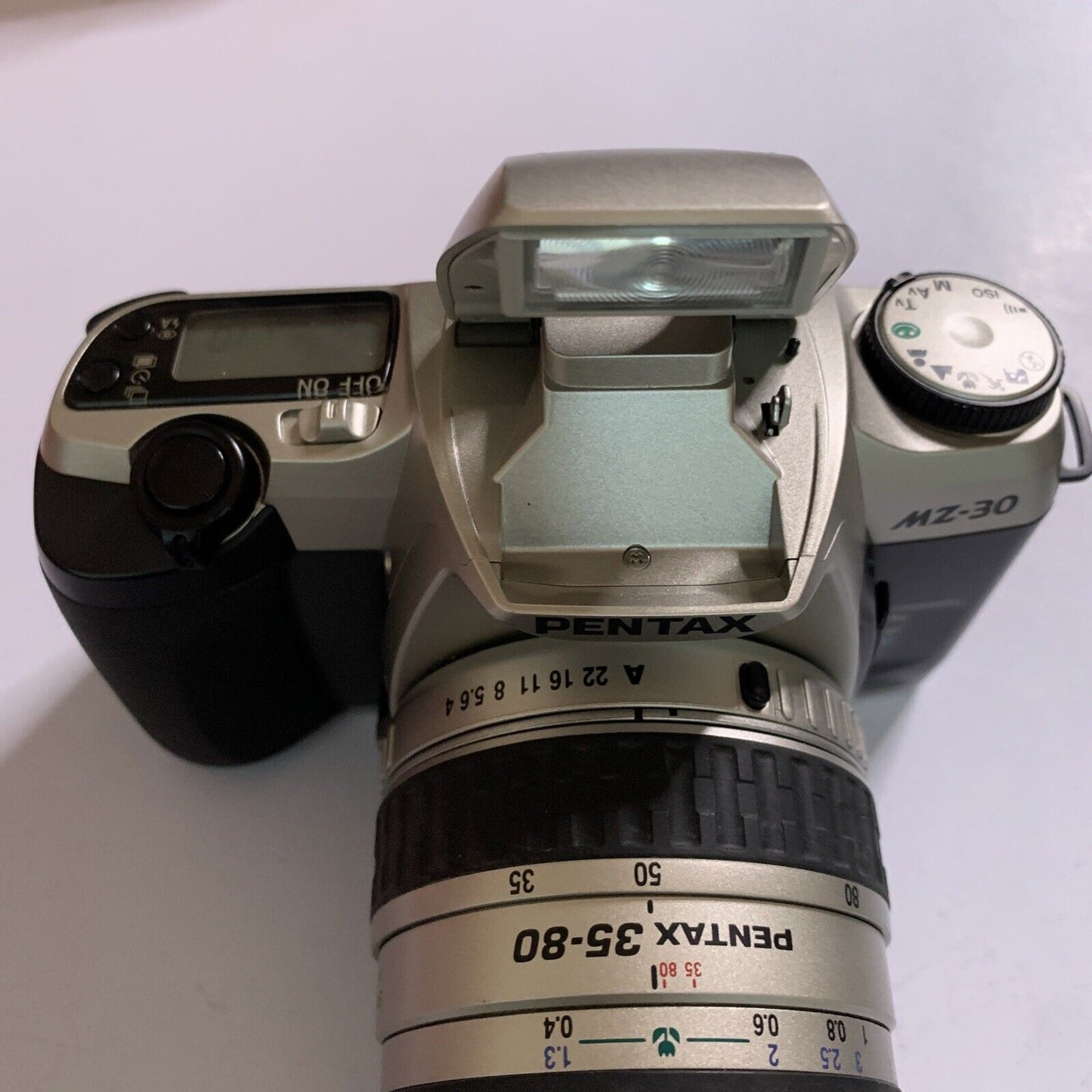 PENTAX MZ-30 SLR Film Camera + SMC Pentax-FA 35-80 Lens Marumi MC-1B Lens Filter