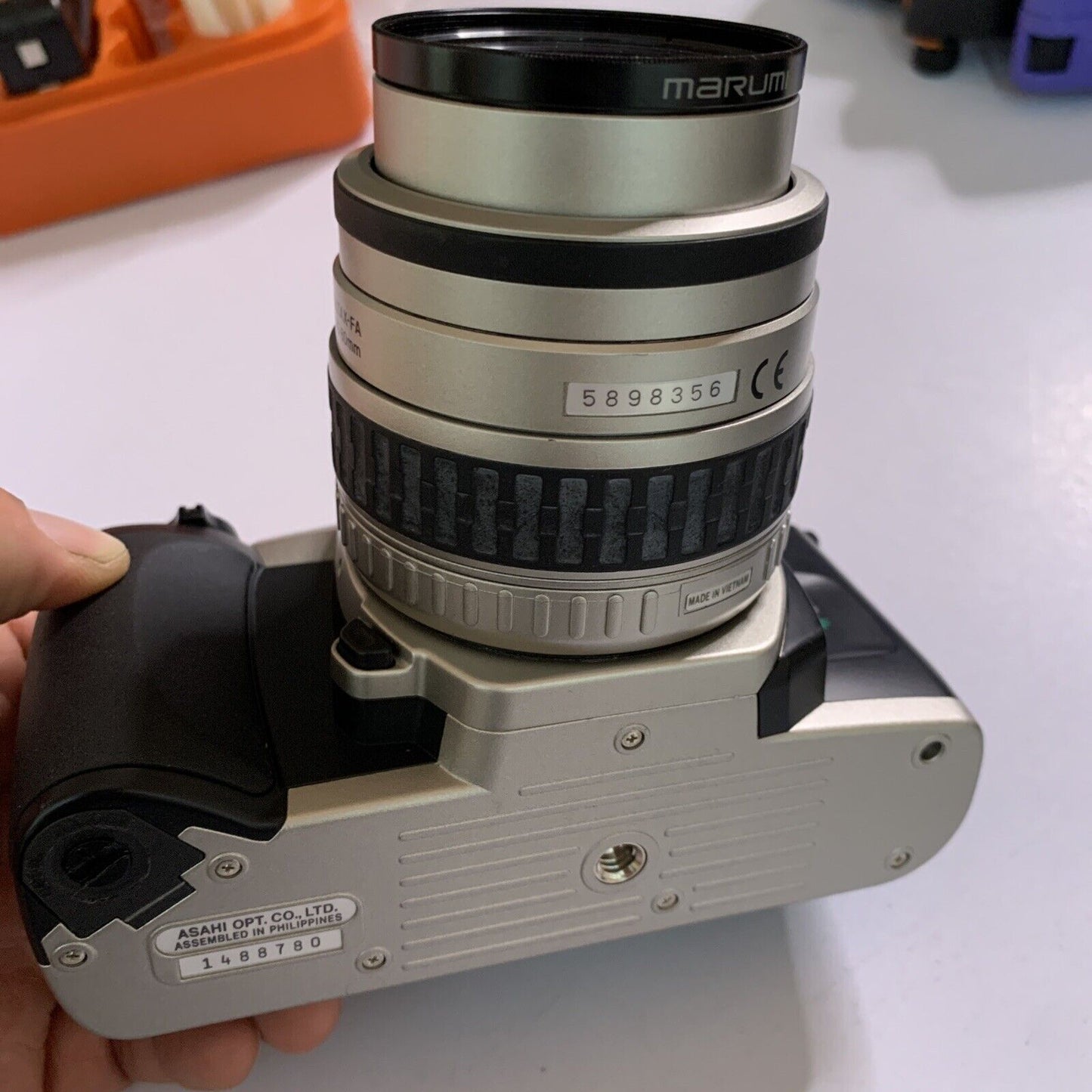 PENTAX MZ-30 SLR Film Camera + SMC Pentax-FA 35-80 Lens Marumi MC-1B Lens Filter
