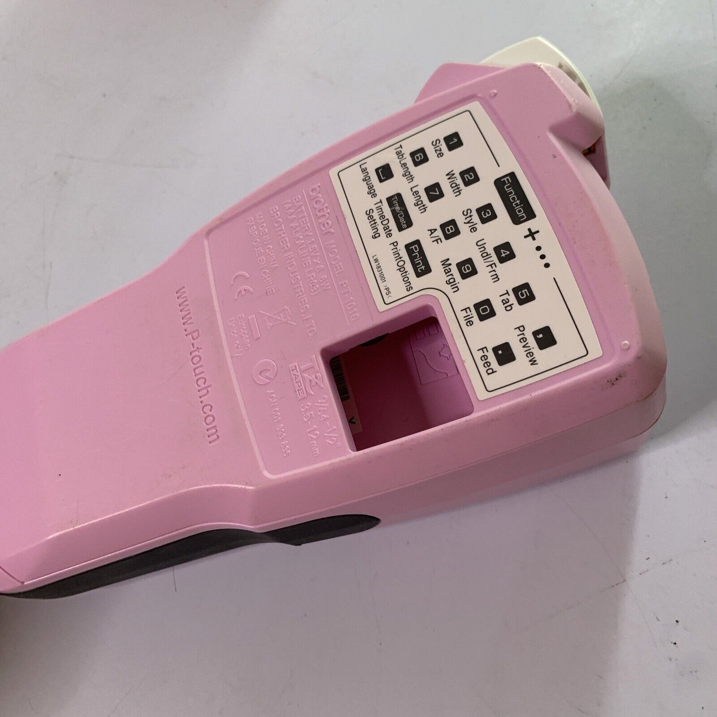 Brother P-Touch PT-1010 Portable Label Maker Pink