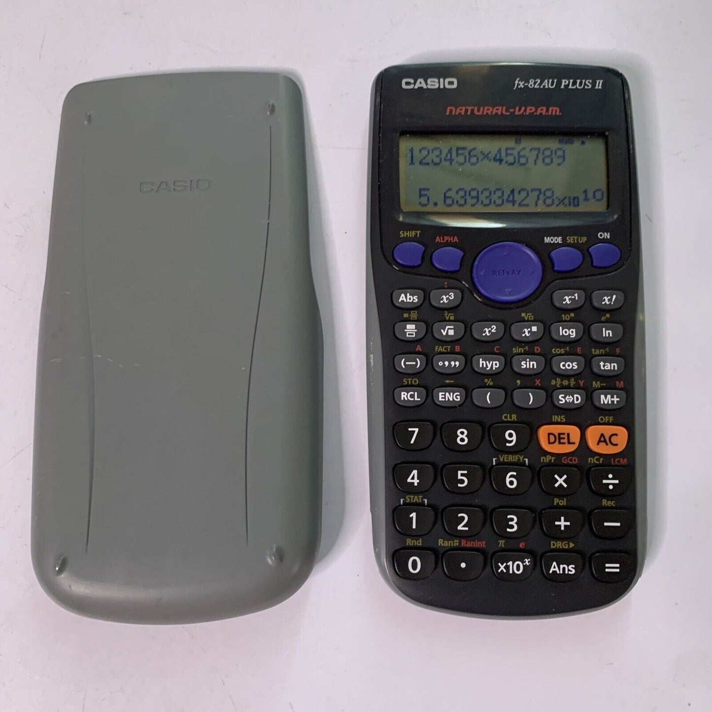 Casio FX82AU PLUS II Scientific Calculator + Cover