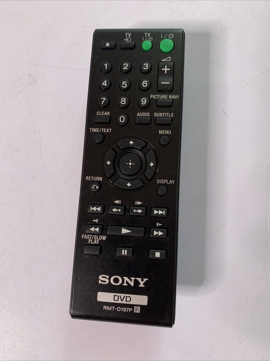 Genuine Sony RMT-D197P Remote Control for Sony DVD Player *No Battery Lid