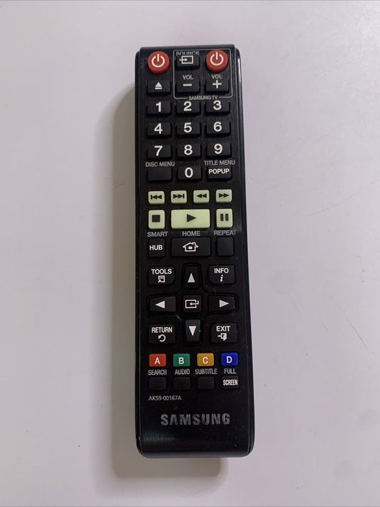 Genuine Samsung AK59-00167A Remote Control for Samsung Blu-ray Player