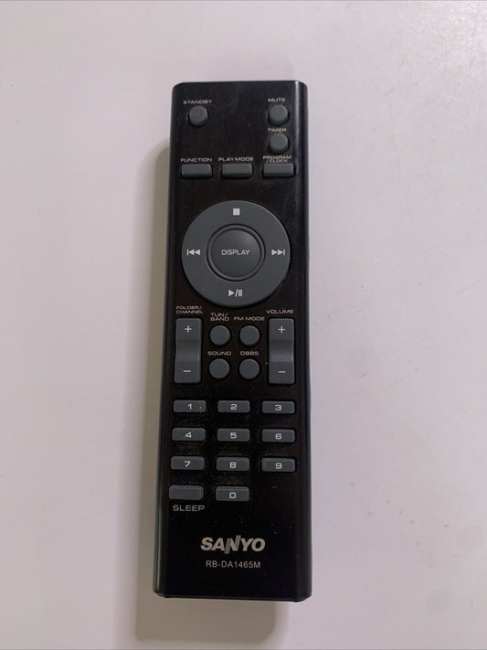 Genuine Sanyo RB-DA1465M Remote Control for Sanyo Micro Component Stereo System