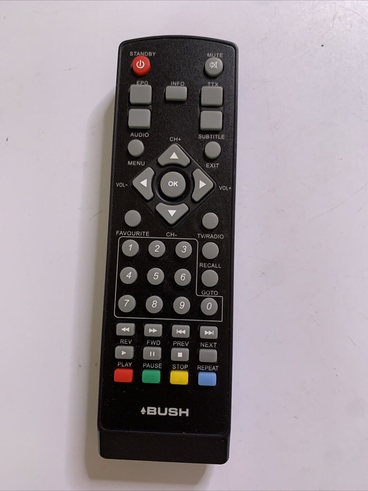 Genuine Bush DFTA16HD Remote Control for BUSH Set Top Box – Retro Unit