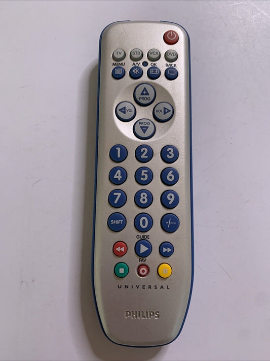 Philips Universal Remote Control PZ1 SRP3004/10 for TV, DVD Player/Recorder VCR