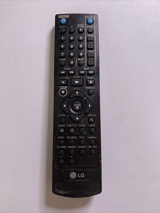 Genuine LG DVD Player Recorder Remote Control *Missing Battery Lid
