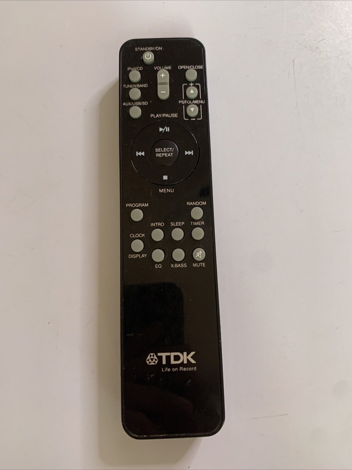 Genuine TDK Remote Control for TDK Stereo Audio CD iPod Radio Player