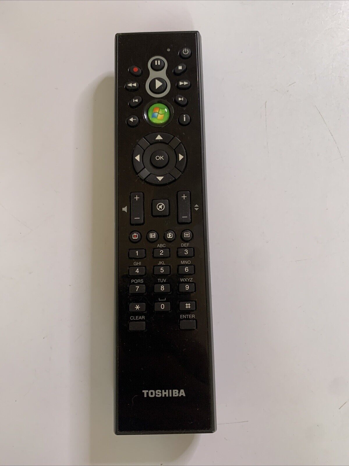 Genuine Toshiba Remote Control G83C0008A210 For Windows Media Center