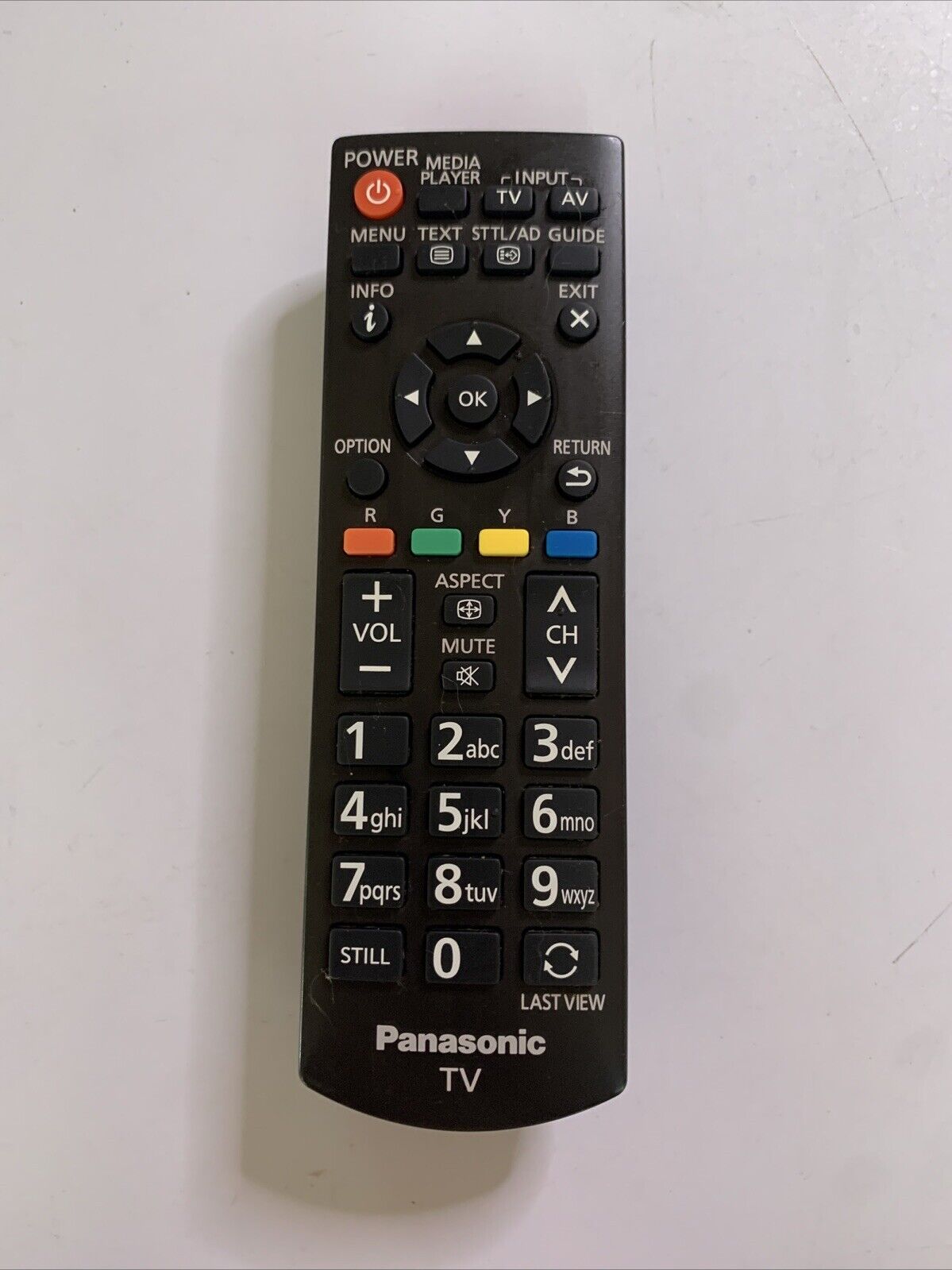 Genuine Panasonic N2QAYB00976 TV Remote Control