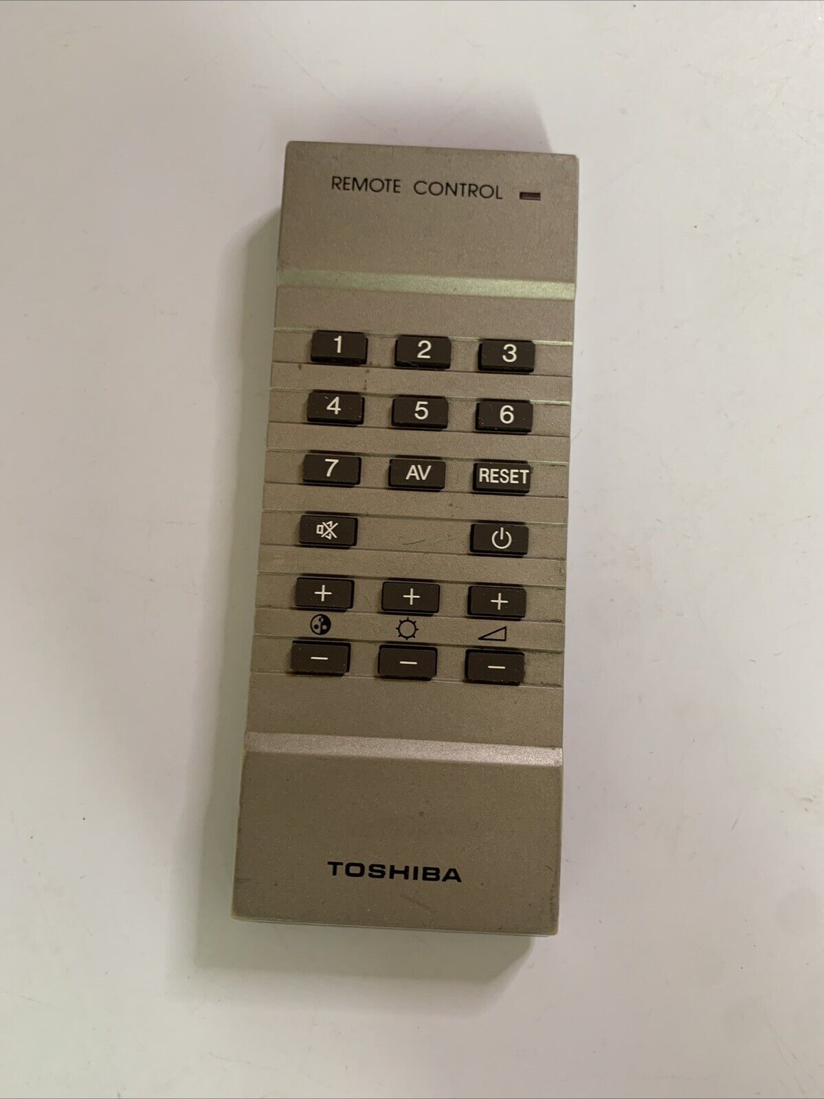 Genuine Toshiba Remote Control CT-923 For Vintage TV *Missing Battery Lid