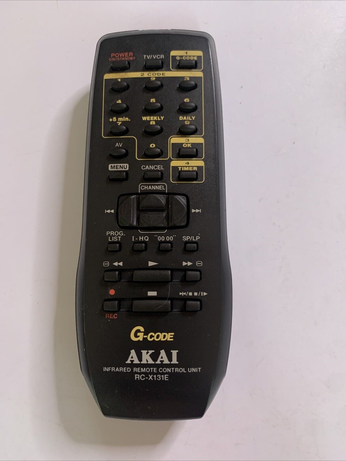 Genuine Akai RC-X131E Remote Control for Akai VCR Player – Retro Unit