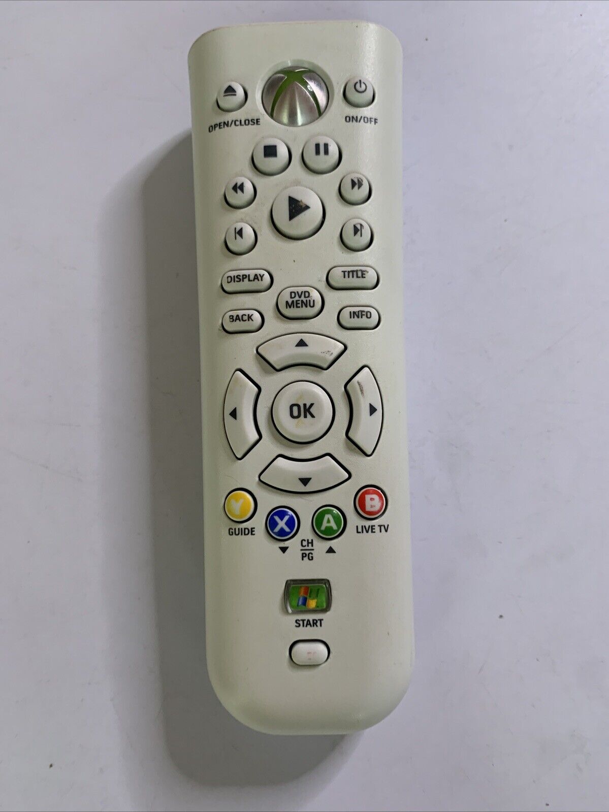 Genuine Microsoft Xbox 360 Media Remote Control DVD
