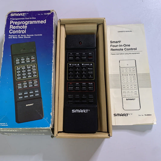 Smart Four In One Universal Remote Control 15-9904 Vintage