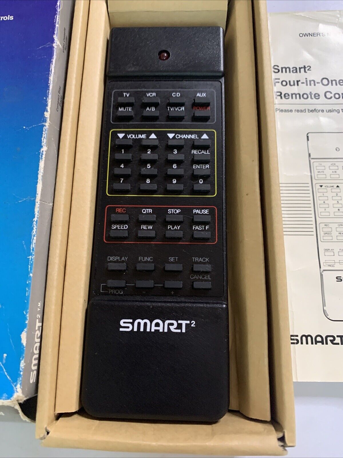 Smart Four In One Universal Remote Control 15-9904 Vintage