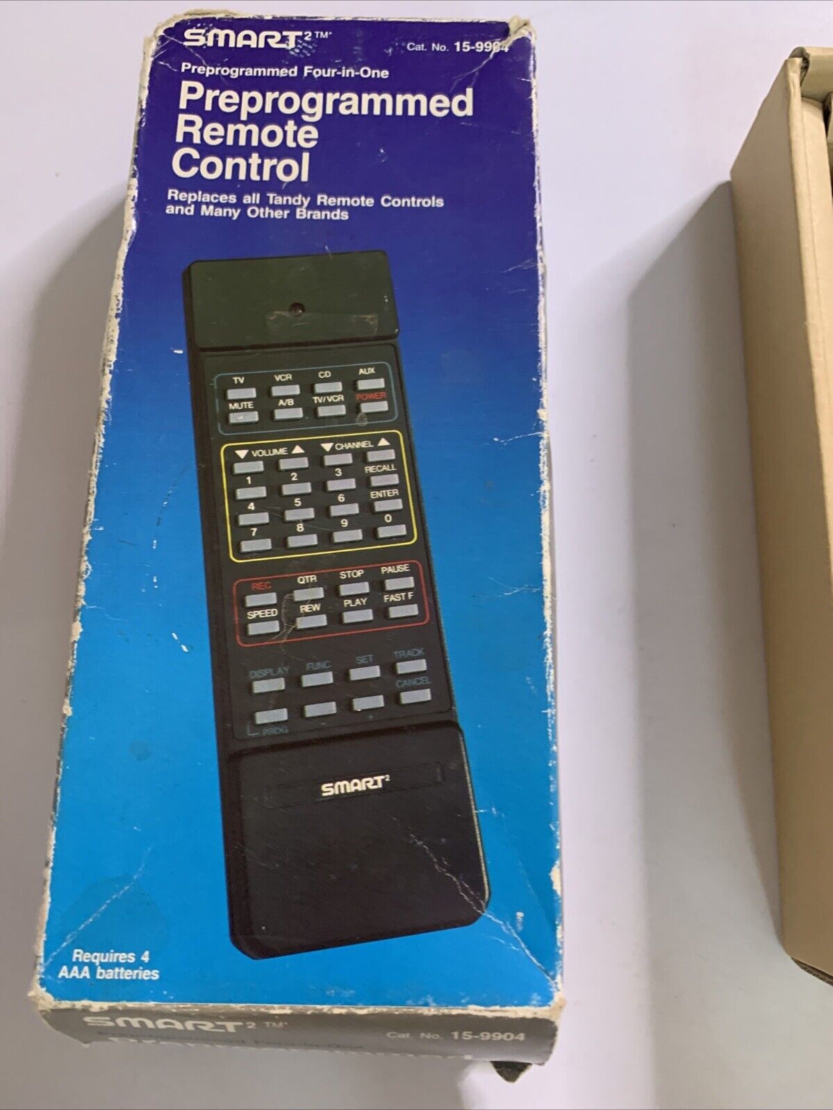 Smart Four In One Universal Remote Control 15-9904 Vintage