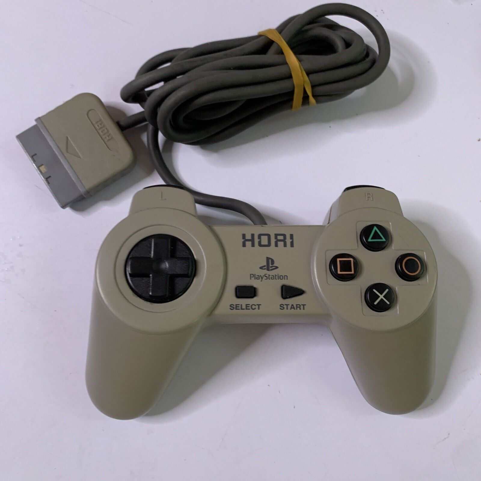 Hori Sony PlayStation PS1 Controller Gamepad Grey SLPH-00031 – Retro Unit